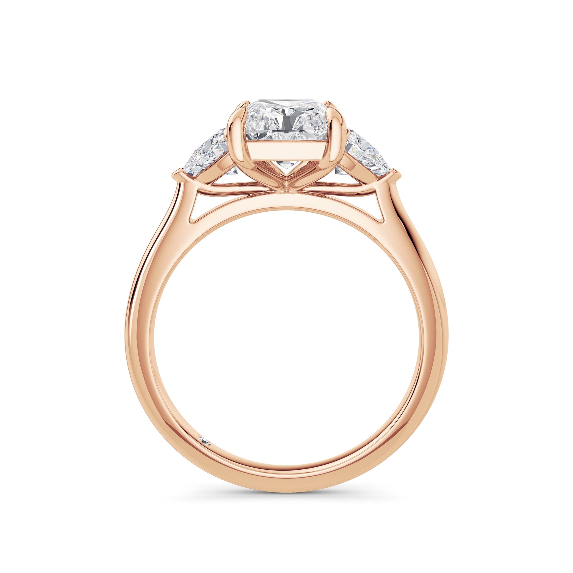 Martha 18k Rose Gold Radiant Trilogy