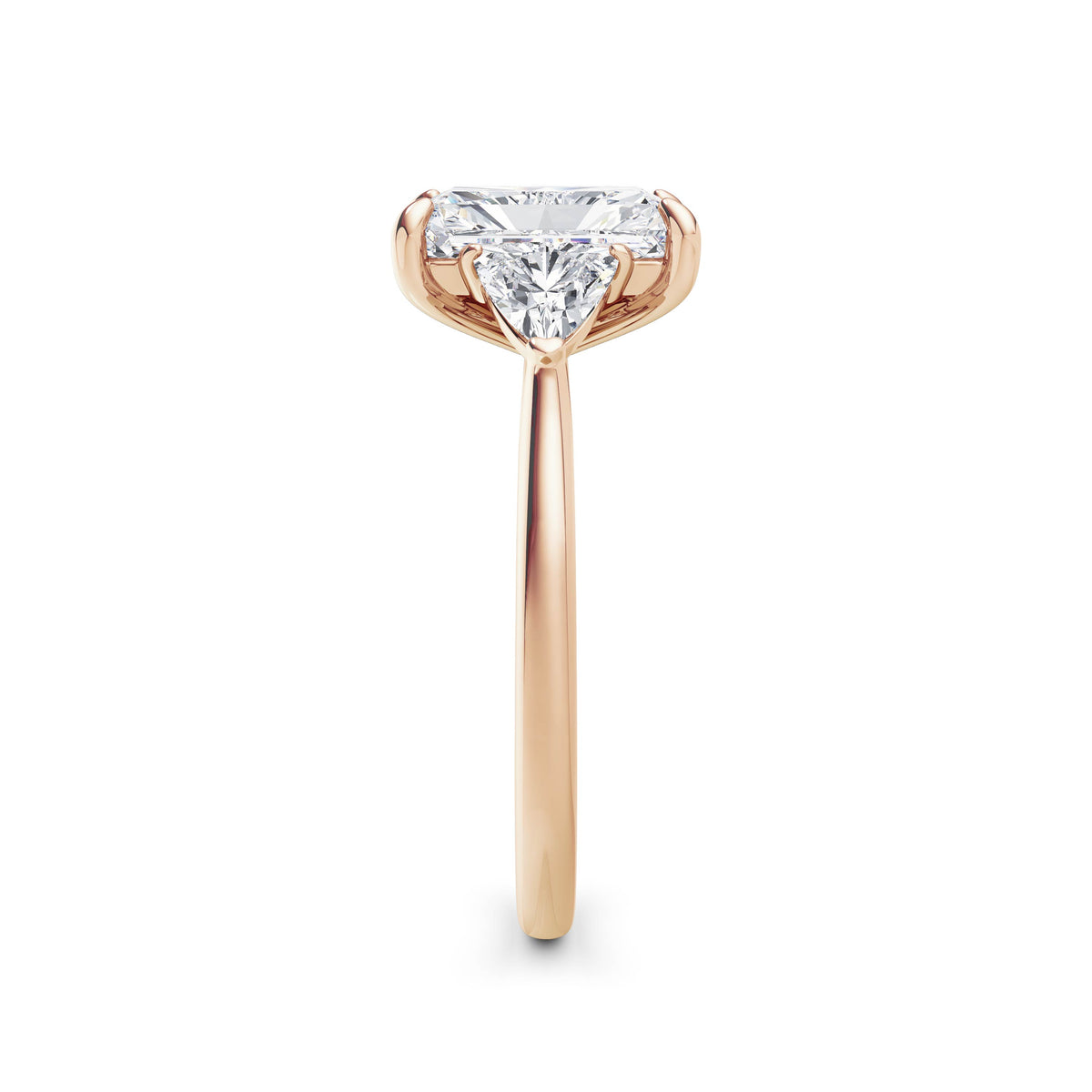 Martha 18k Rose Gold Radiant Trilogy