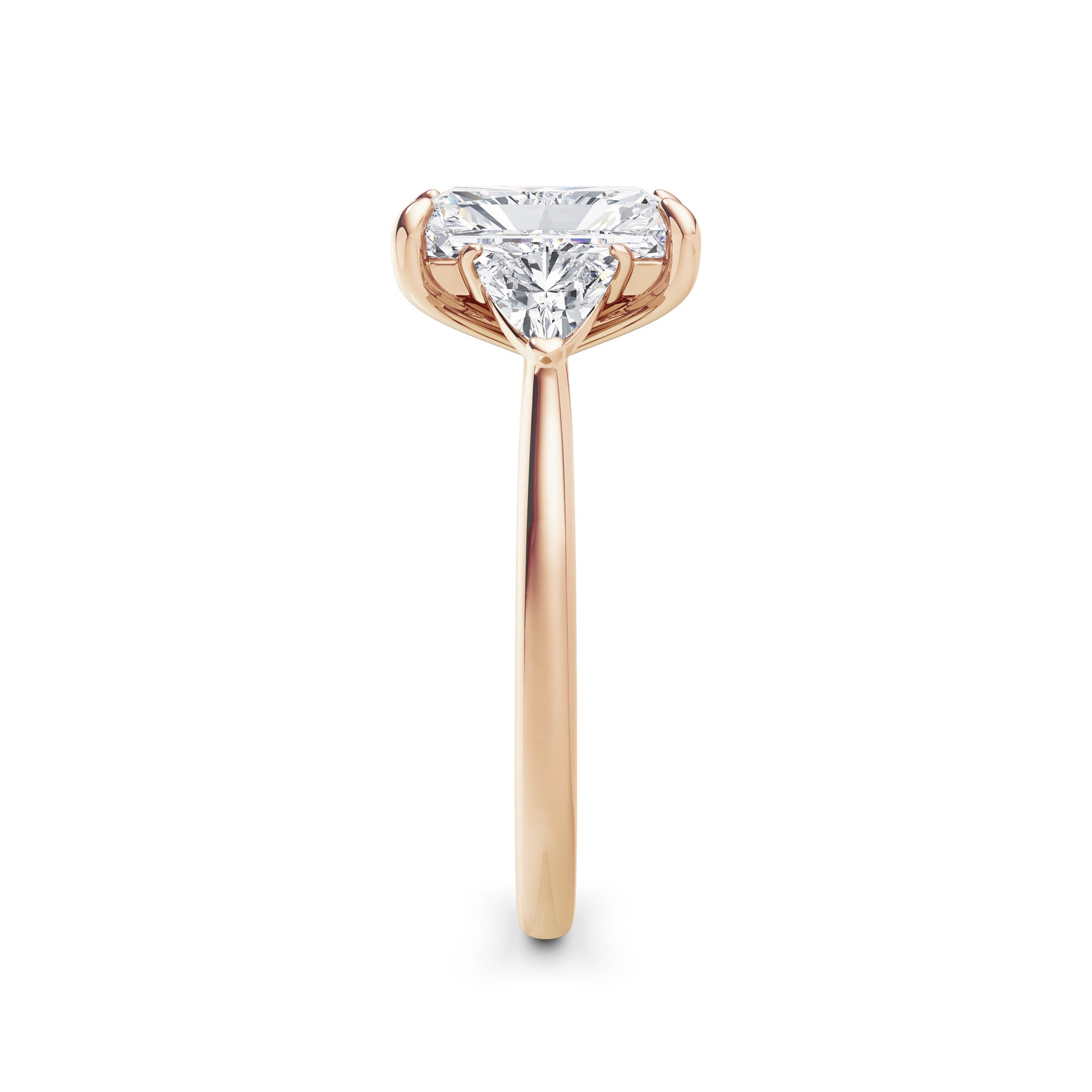 Martha 18k Rose Gold Radiant Trilogy
