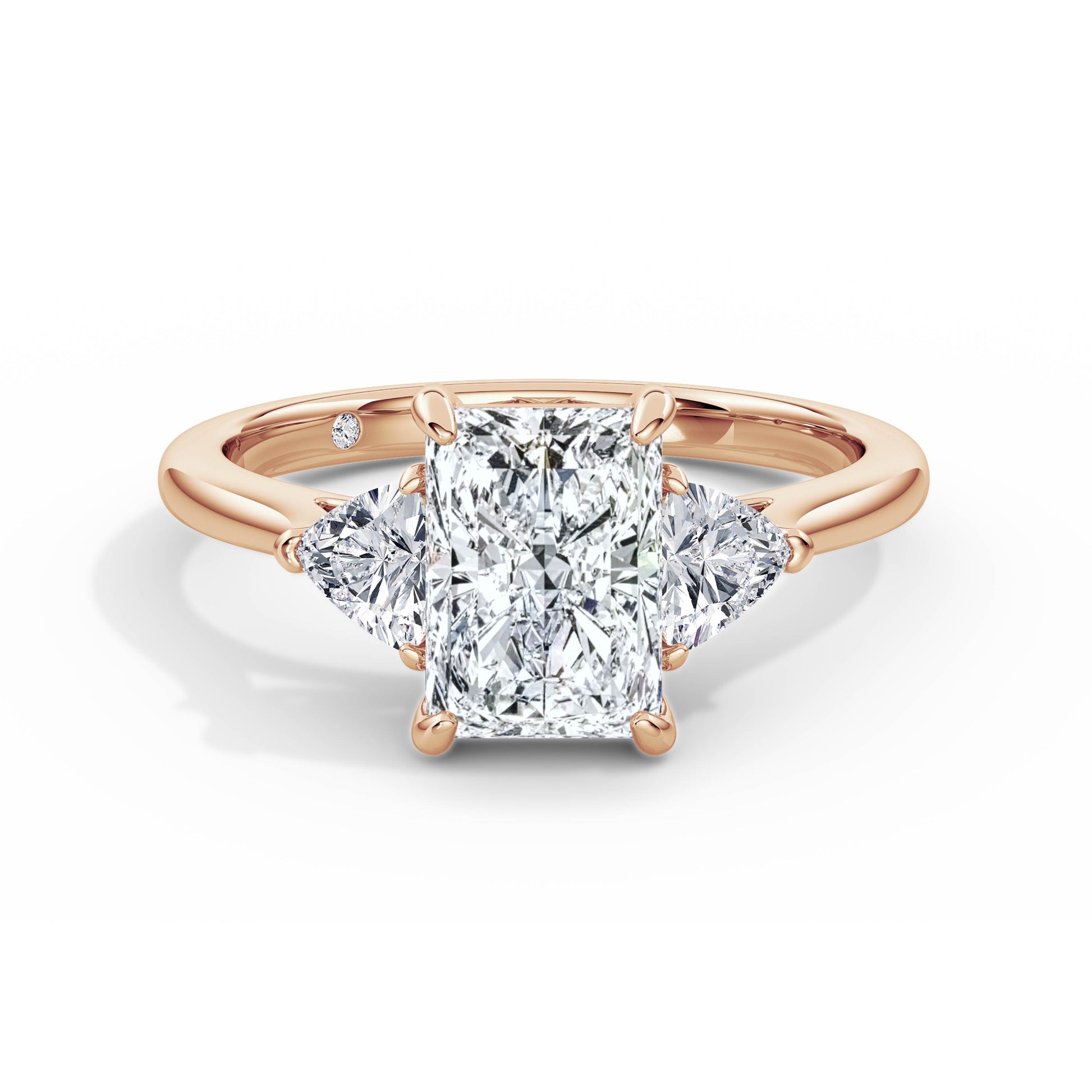 Martha 18k Rose Gold Radiant Trilogy