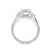Martha 18k White Gold Radiant Trilogy
