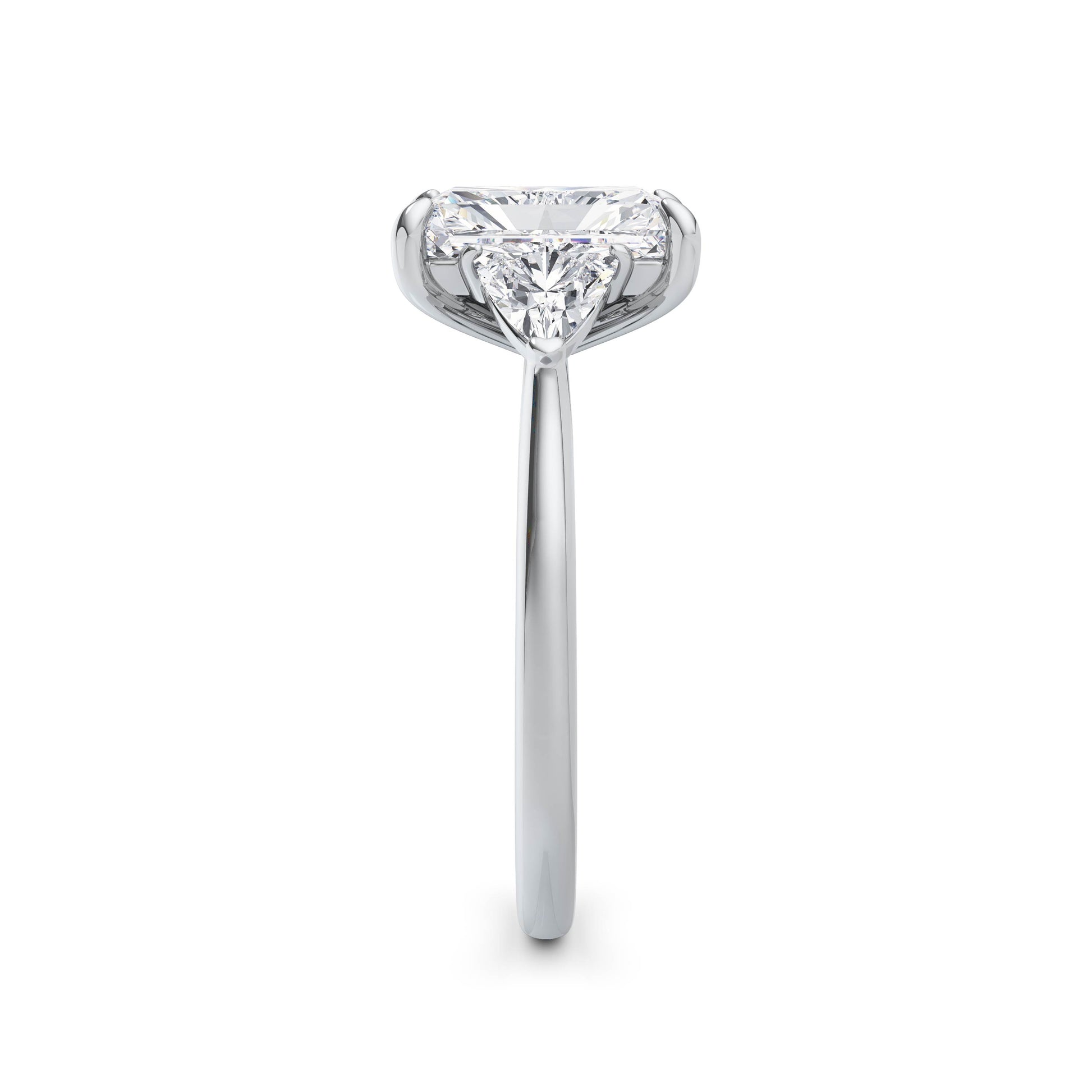Martha 18k White Gold Radiant Trilogy