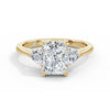 Martha 18k Yellow Gold Radiant Trilogy