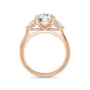 Martha 18k Rose Gold Round Trilogy