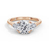 Martha 18k Rose Gold Round Trilogy