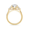 Martha 18k Yellow Gold Round Trilogy