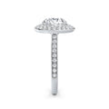 Martha Platinum Round Halo