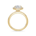 Millie 18k Yellow Gold Cushion Halo