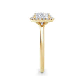 Millie 18k Yellow Gold Cushion Halo