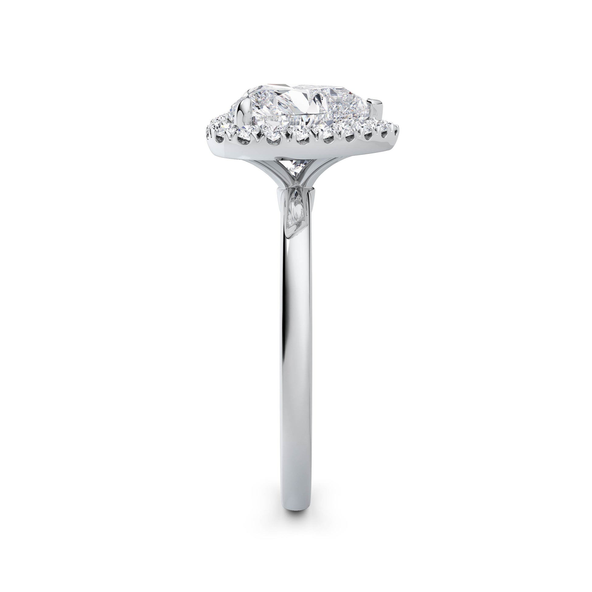 Millie Platinum Heart Halo