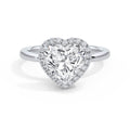Millie Platinum Heart Halo