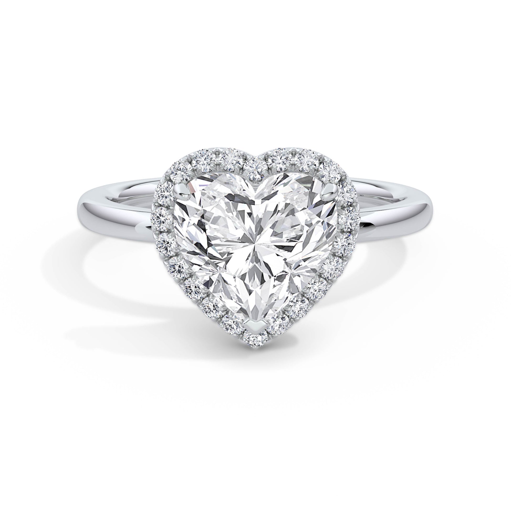 Millie Platinum Heart Halo