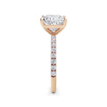 Millie 18k Rose Gold Princess Diamond Band