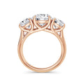 Millie 18k Rose Gold Round Trilogy