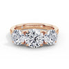 Millie 18k Rose Gold Round Trilogy