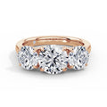 Millie 18k Rose Gold Round Trilogy