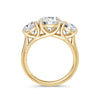 Millie 18k Yellow Gold Round Trilogy