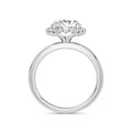 Millie Platinum Round Halo
