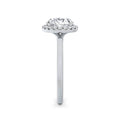 Millie 18k White Gold Round Halo