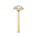 Millie 18k Yellow Gold Round Halo
