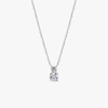 Duo Drop Lab-Grown Diamond Pendant White Gold