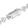 15ct Natural Heart Diamond Tennis Bracelet White Gold