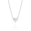 0.3ct Heart Diamond Lab-Grown Pendant White Gold