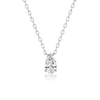 0.3ct Pear Diamond Lab-Grown Pendant White Gold