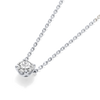 0.3ct Round Diamond Lab-Grown Pendant White Gold