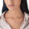 0.5ct Oval Diamond Lab-Grown Pendant White Gold