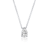 0.5ct Pear Diamond Lab-Grown Pendant White Gold