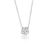 0.5ct Round Diamond Lab-Grown Pendant White Gold