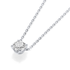 0.5ct Round Diamond Lab-Grown Pendant White Gold
