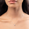 0.7ct Oval Diamond Lab-Grown Pendant White Gold