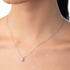 0.7ct Pear Diamond Lab-Grown Pendant White Gold