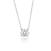 0.7ct Round Diamond Lab-Grown Pendant White Gold