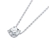 0.7ct Round Diamond Lab-Grown Pendant White Gold