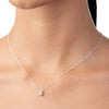 0.5ct Pear Natural Diamond Pendant White Gold