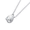 1ct Pear Diamond Lab-Grown Pendant White Gold