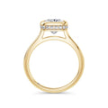 Polly 18k Yellow Gold Elongated Cushion Solitaire