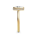 Polly 18k Yellow Gold Elongated Cushion Solitaire