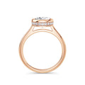 Polly 18k Rose Gold Oval Solitaire