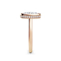 Polly 18k Rose Gold Oval Solitaire