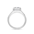 Polly 18k White Gold Radiant Solitaire