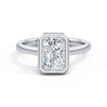 Polly 18k White Gold Radiant Solitaire