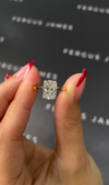 2 Carat Lab-Grown Solitaire Engagement Ring - Radiant Diamond