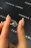 2 Carat Natural Diamond Band Engagement Ring - Round Diamond