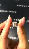 2.5 Carat Lab-Grown Solitaire Engagement Ring - Emerald Diamond