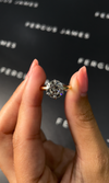 2.5 Carat Natural Solitaire Engagement Ring - Round Diamond