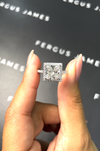 3 Carat Lab-Grown Halo Engagement Ring - Princess Diamond
